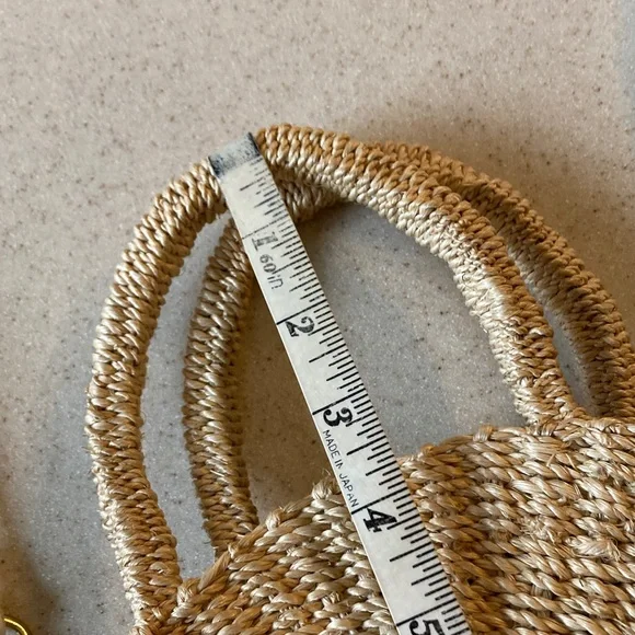 Clare V. Los Angeles Petite Straw Tan Woven NWOT Crossbody Bag - Picture 10 of 11